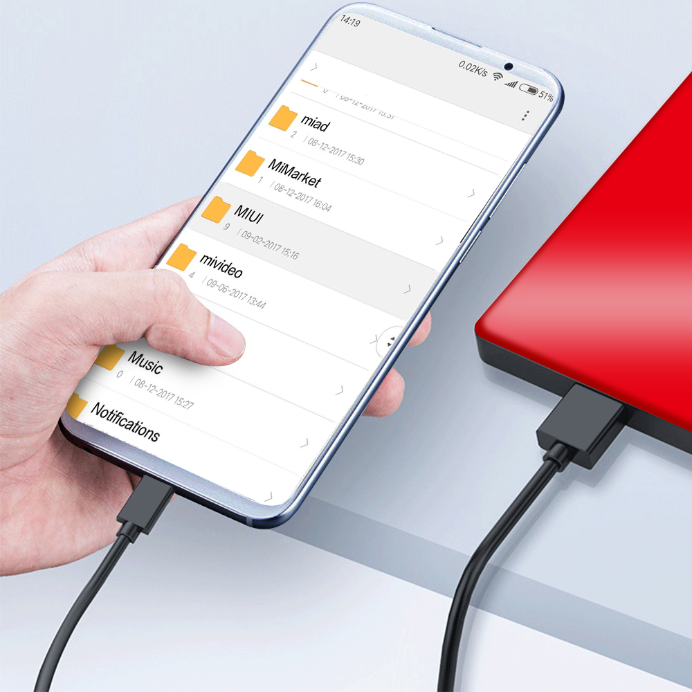 Cáp ổ cứng HdoorLink Usb C sang Micro B 3.1 Type C HDD dữ liệu 5Gbps cho điện thoại thông minh/camera/laptop