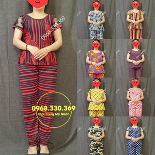 Đồ bộ mặc nhà lạnh thái phối tay ren nhung