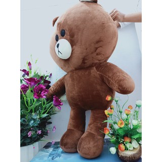 Gấu Brown khổ vải 1m2 Cao 1m