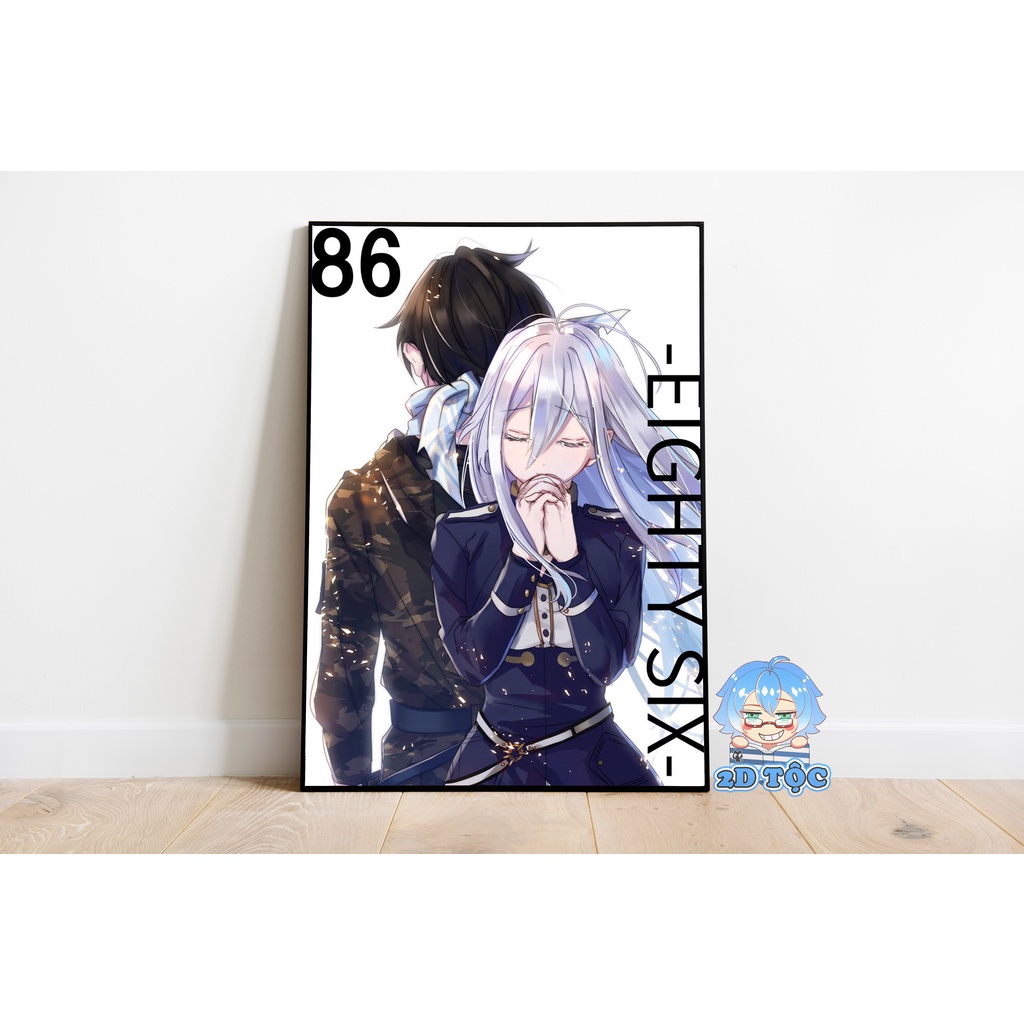 TRANH POSTER A3 ANIME MANGA LIGHT NOVEL 86 EIGHTY SIX (1) CHẤT LIỆU GIẤY CAO CẤP - 2D TỘC SHOP