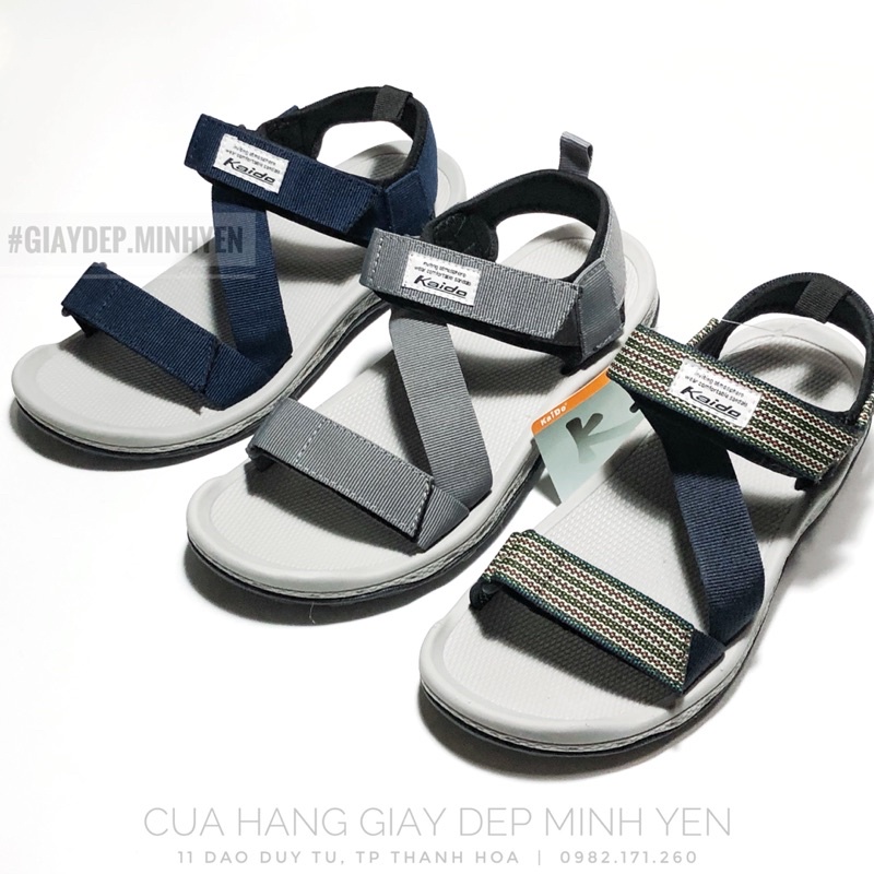 DÉP QUAI HẬU NAM - SANDAL HỌC SINH KAIDO QUAI CHÉO