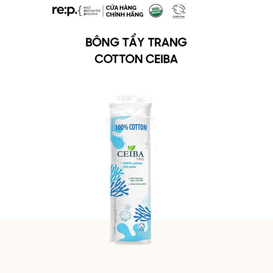 Bông Tẩy Trang Ceiba 100% Cotton Siêu Tiết Kiệm Dung Dịch