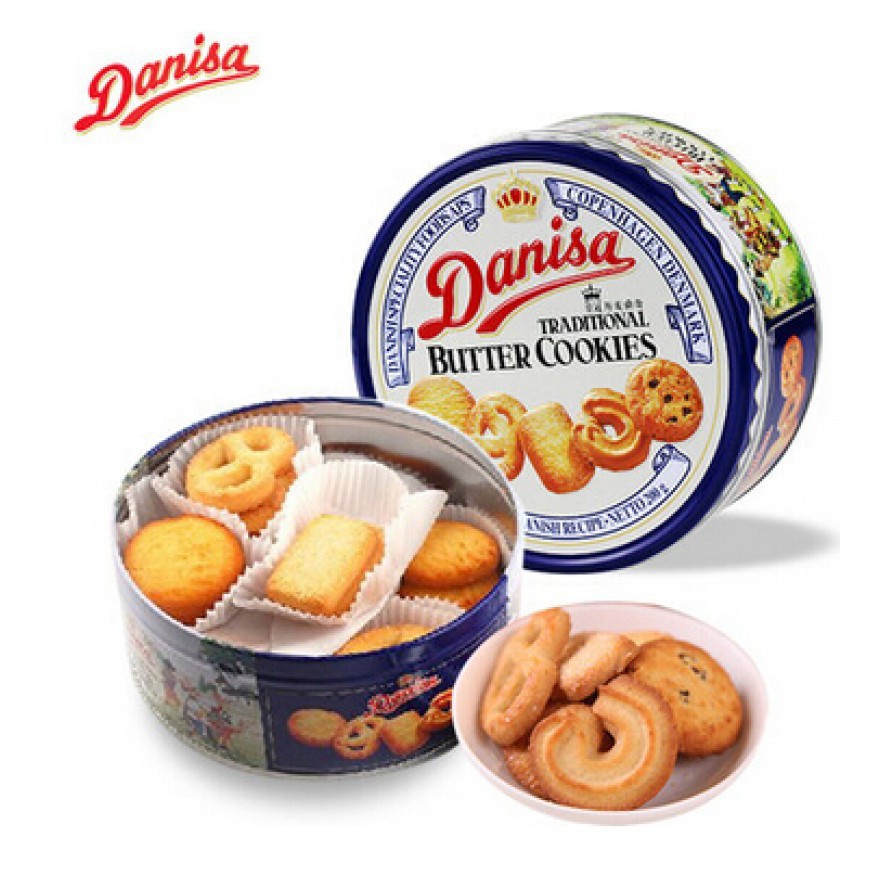 Bánh quy bơ Danisa Size nhỏ Hộp 200g (date mới)