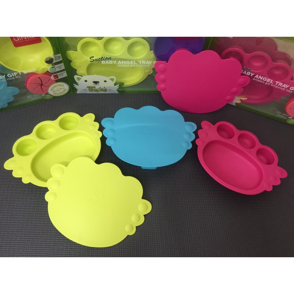 KHAY ĂN 4 NGAN KÈM ĐẾ HÍT VÀ NẮP ĐẬY-KOREA