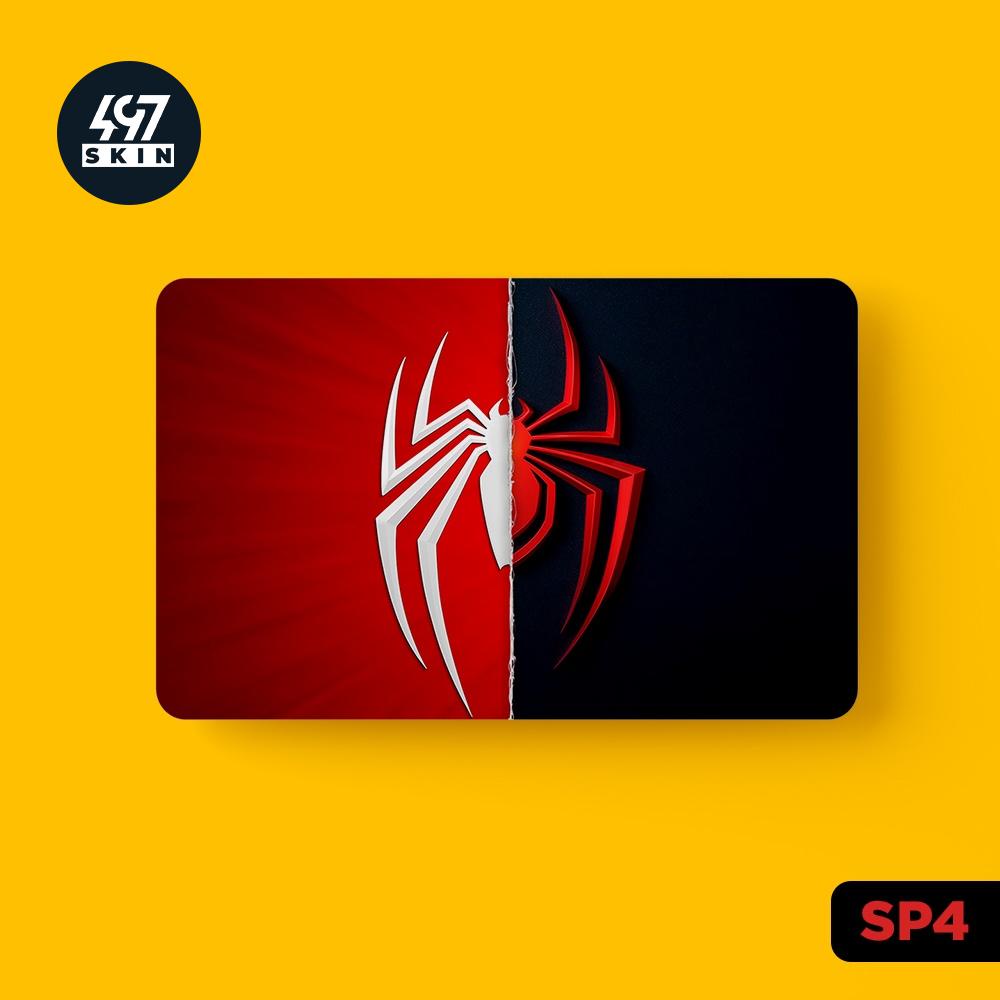 Skin Card Spiderman  - Miếng Dán ATM, Thẻ Xe, Thẻ Từ, Thẻ Chung Cư - Chất Liệu Chống Xước - Chống Nước