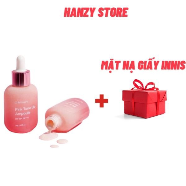 Tinh chất dưỡng trắng Cellapy Pink Tone Up Ampoule SPF50+ PA++++ chống nắng và nâng tông da mặt