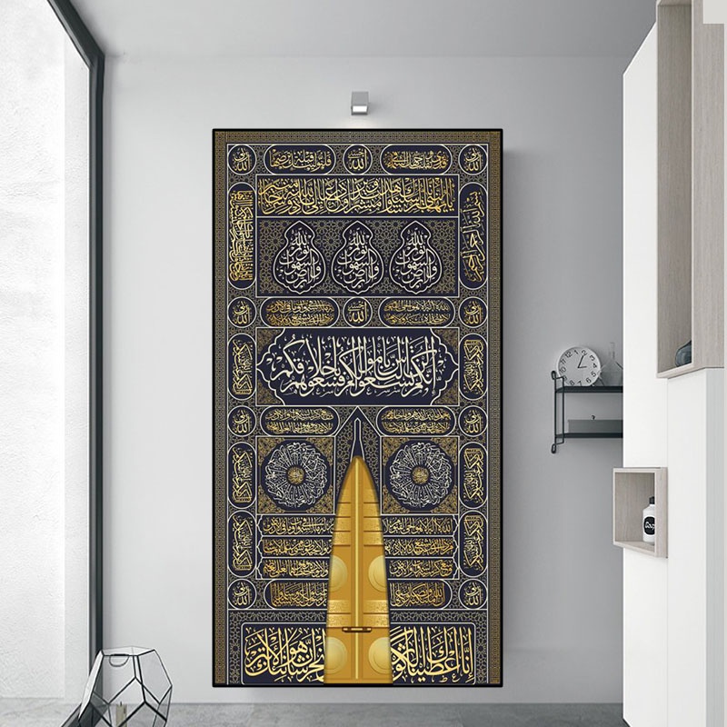 Tranh Vải Canvas Treo Tường Trang Trí Phong Cách Hồi Giáo