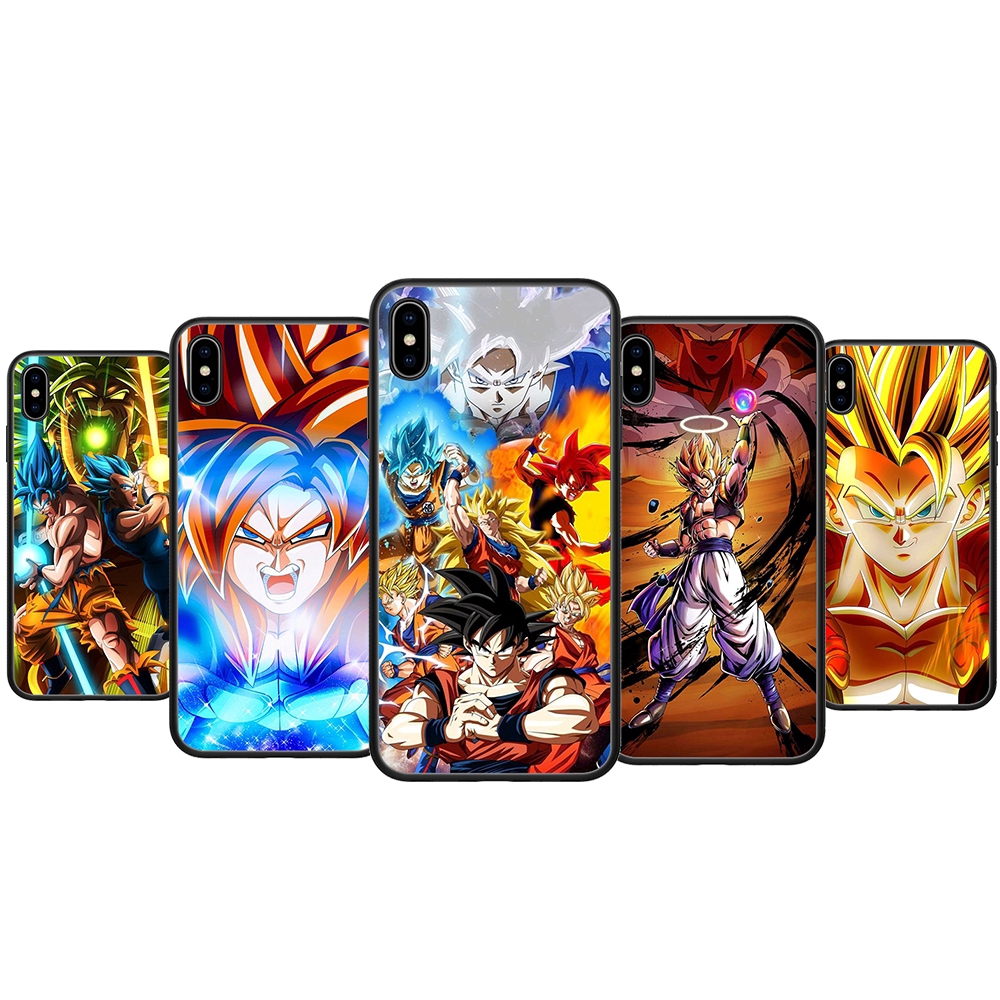 Ốp điện thoại mềm in hình Songoku cho iPhone 11Pro XS Max XR X 8 7 6 6S Plus