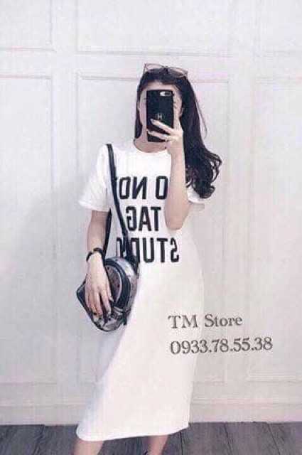 Váy Maxi Thể Thao Dáng Suông DO NOT TAG STUDIO - Chất Thun Cotton