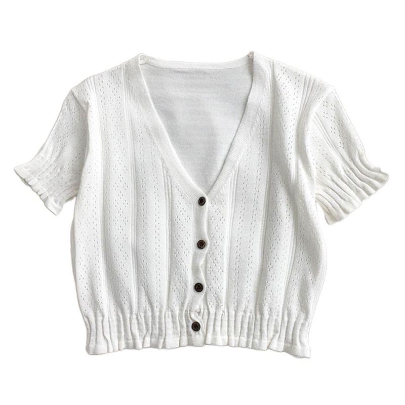 Áo Thun Nữ Tay Ngắn Cổ Chữ V Thời Trang Quyến Rũ