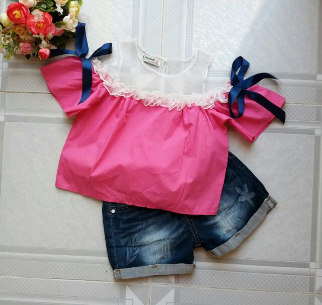 (Follow +10%) Áo bé gái 10-30kg dễ thương xinh xắn - Chi Chi Kids Shop