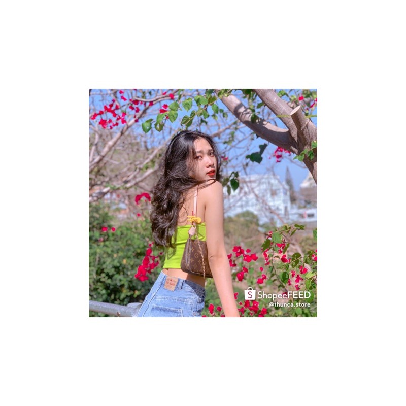 Áo kiểu dây rút hottrend áo bẹt vai dây rút | BigBuy360 - bigbuy360.vn