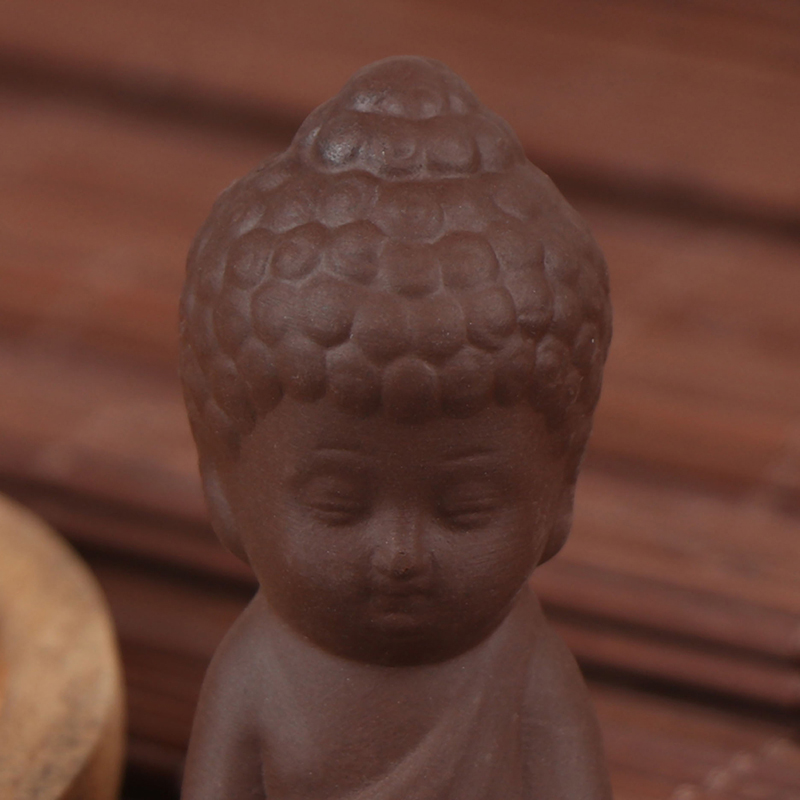 1 Tượng Phật Mini Bằng Gốm Dùng Trang Trí Nhà Cửa
