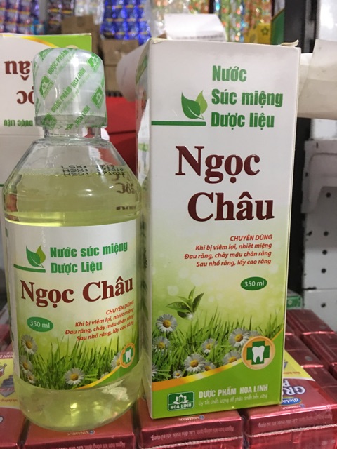 NƯỚC XÚC MIỆNG DƯỢC LIỆU NGỌC CHÂU HOA LINH 350ml