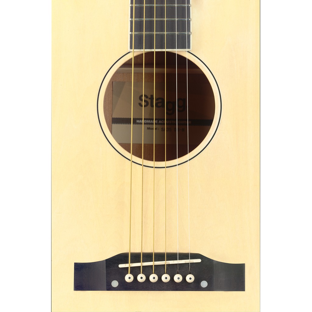 Đàn Guitar Acoustic Stagg SA35 DS-N ( Tặng bao da, capo, pic, ty chỉnh cần )