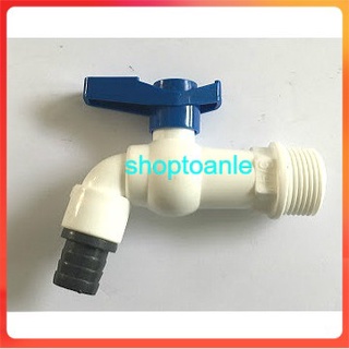 Vòi nhựa gạt ren 21 hoặc 27( van nhựa gạt)