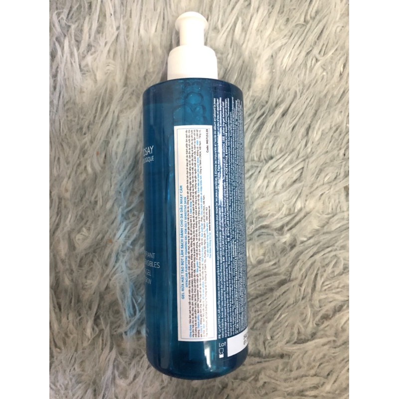 GEL RỬA MẶT  tạo bọt làm sạch & giảm nhờn cho da dầu nhạy cảm Laroche Posay Effaclar 400ml