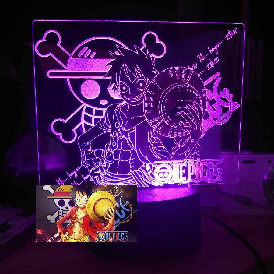 Đèn Ngủ One Piece Luffy Type 05 AONP0505 16 MÀU TUỲ CHỈNH