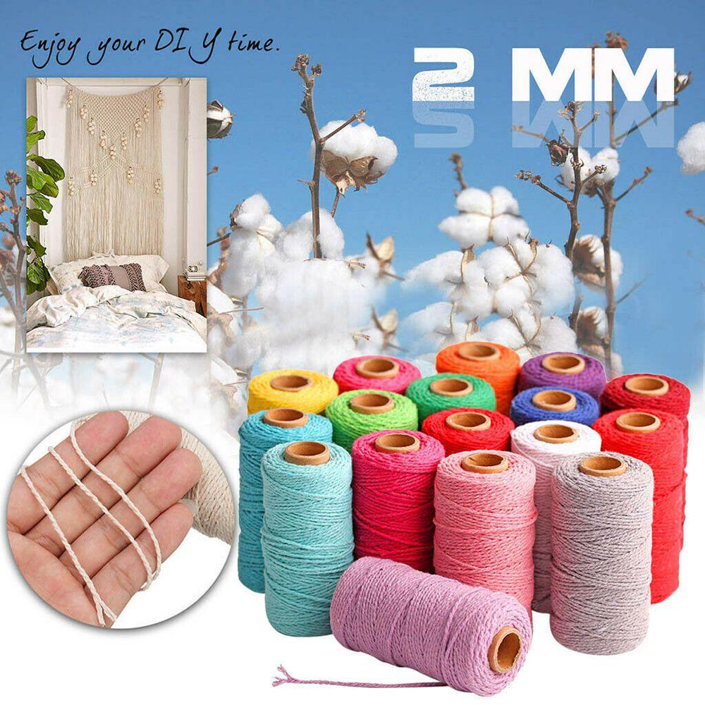 Cuộn Dây Thừng Cotton Dài 100m / 100Yard|Dây Vải Lanh Nghệ Thuật Thủ Công
