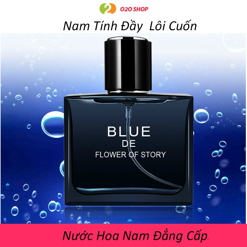 Nước Hoa Nam Blue - Mạnh Mẽ Nam Tính Đầy Lôi Cuốn - Perfume For Men- Sang Trọng - Đẳng Cấp - O2O Shop