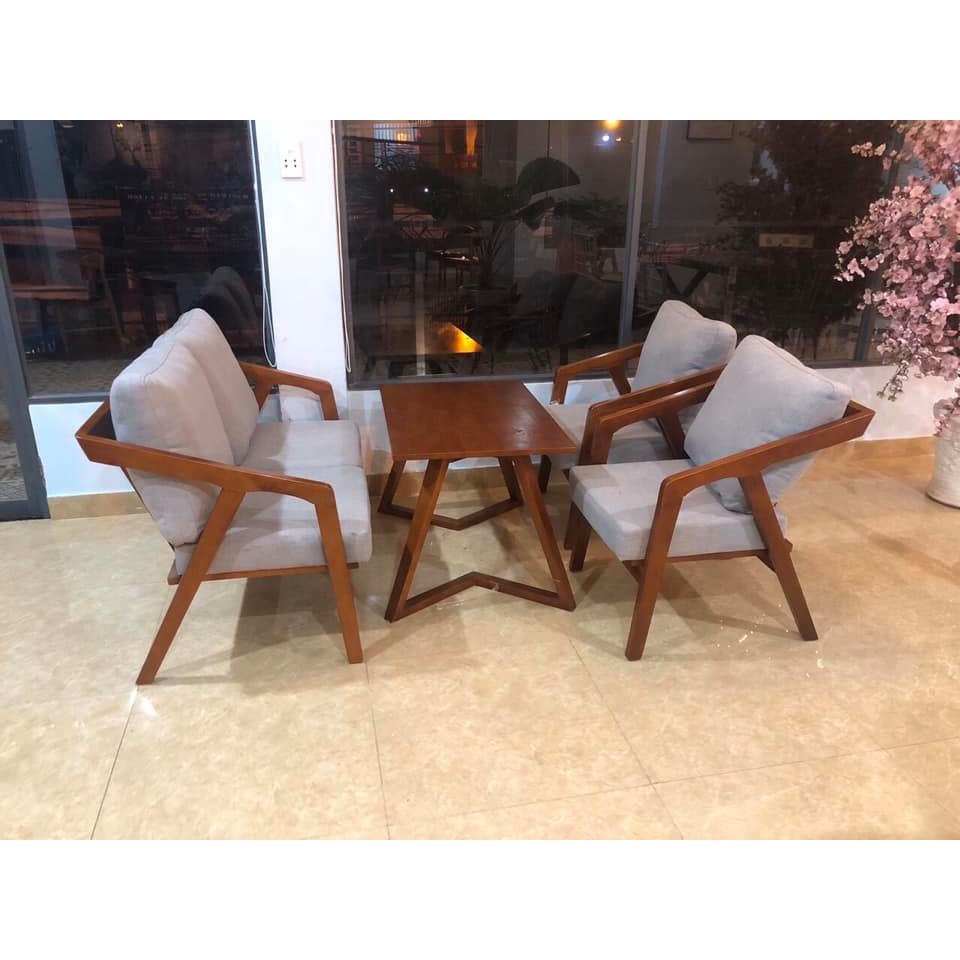 ghế gỗ sofa katakana đơn
