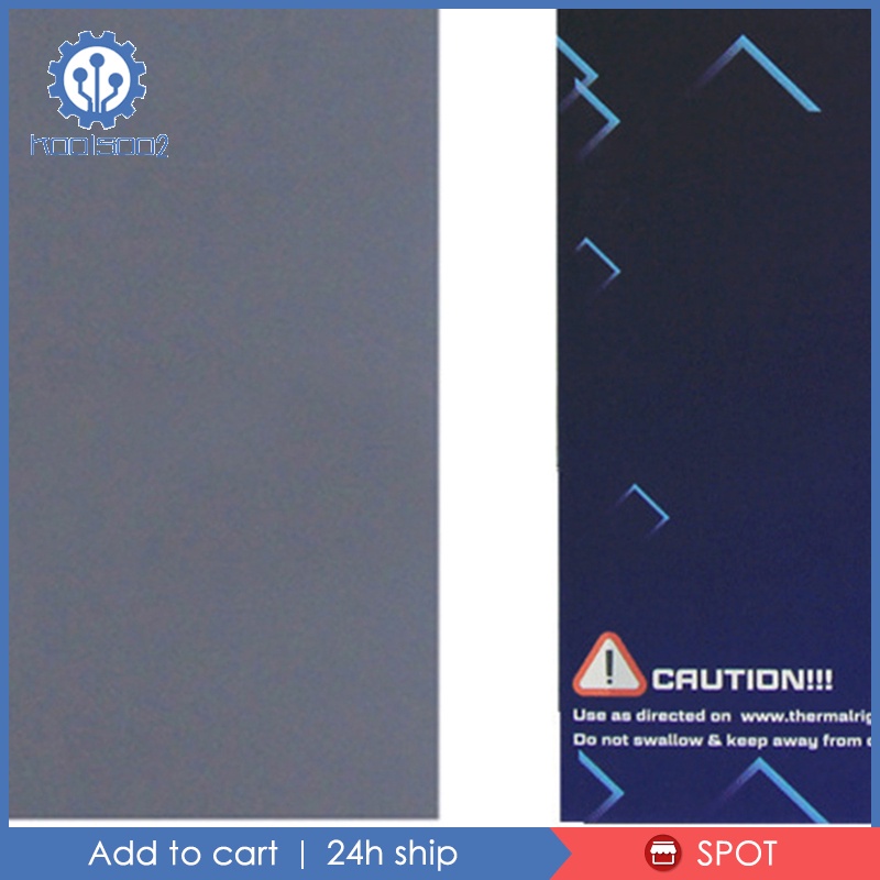 Miếng Đệm Silicone Cách Nhiệt 12.8 W / Mf Koolsoo2 Đơn Giản Cho Tản Nhiệt Laptop PC