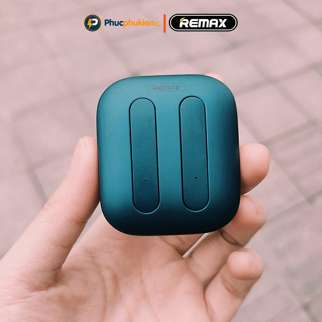 Tai nghe bluetooth không dây True Wireless Remax TWS45 kiểu dáng earbuds âm thanh Hifi mic thoại cảm ứng - Phúc Phụ Kiện