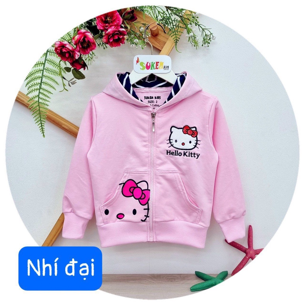 Áo khoác hồng Hello Kitty