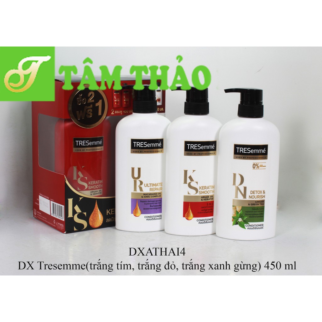 Dầu gội, dầu xả Thái Lan Tresemme 450ml 8851932350143, 8851932350242, 8851932350303, 8851932350181, 8851932378802
