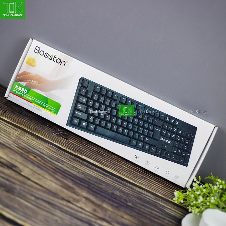 Bàn Phím có dây USB Game Bosston K830 USB (Đen). Vi Tính Quốc Duy