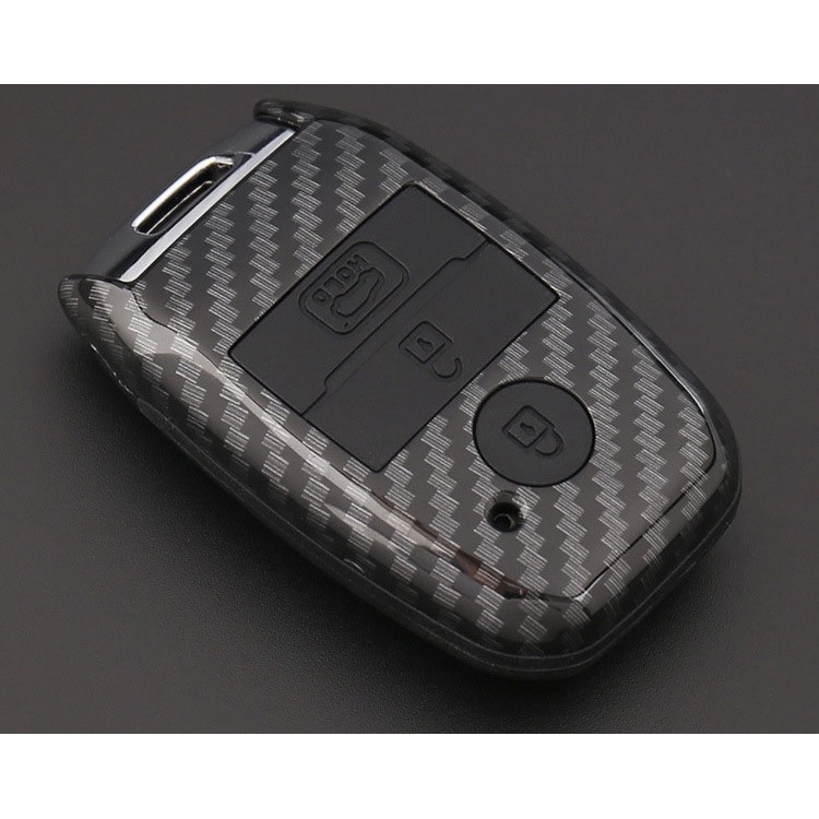 Ốp Chìa Khóa Carbon Cho Xe Kia ( Mẫu 1 )