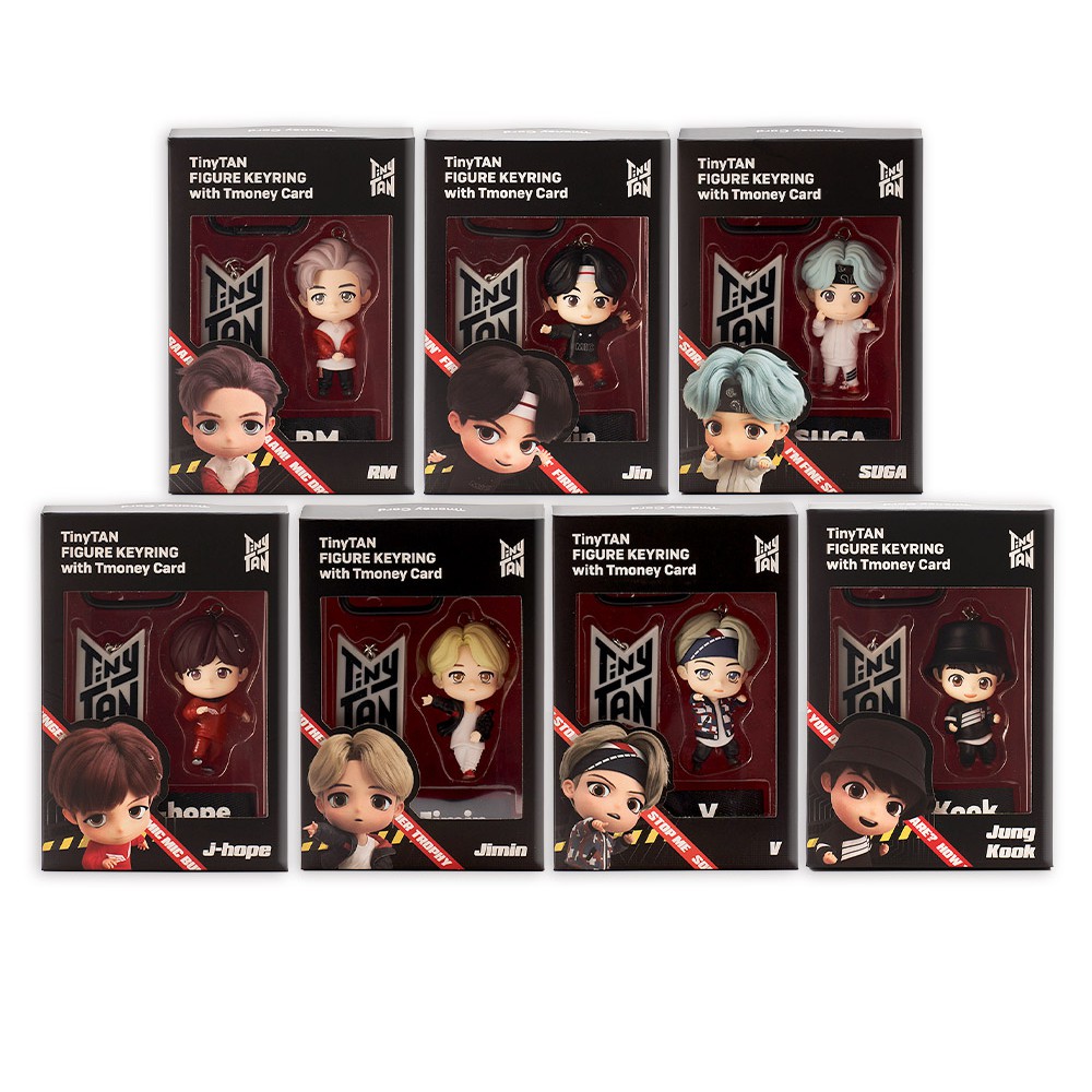 BTS  Figure Key Ring, TinyTan, idol figure, Official, Original, Authentic, đồ bts, mô hình pop, mô hình, đồ chơi pop, đồ chơi hình, đồ dancer, Kpop, Bag Accessory, Korean idol, HYBE, DISCOUNT