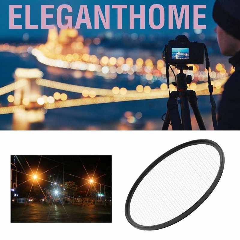 Eleganthome Junestar 95mm 8 Lines Star Lens Filter For /Nikon/Sony/Pentax/Olympus/Fuji