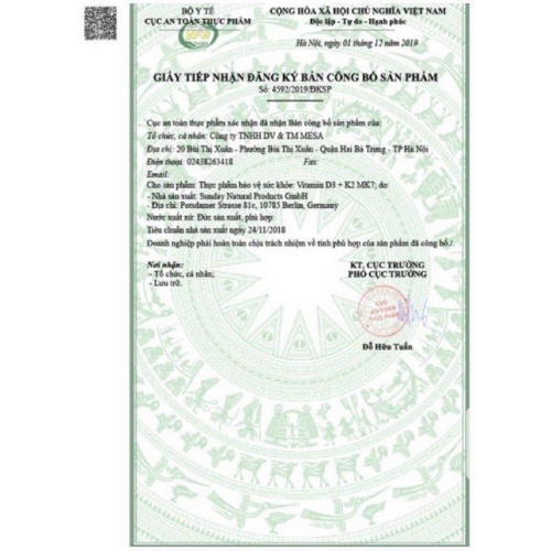 [HÀNG CHÍNH HÃNG - DATE MỚi] Vitamin D3 K2 Mk7 200 IE Sunday Natural (20ml) Đức | Thế Giới Skin Care