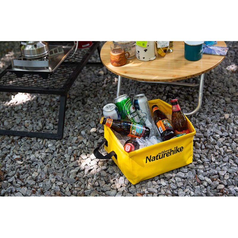 Xô/chậu vuông gấp gọn dã ngoại Naturehike-NH19SJ007
