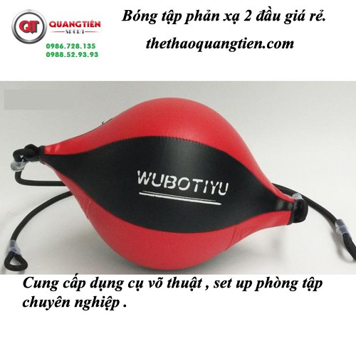 Freeship Bóng tập tốc độ phản xạ 2 đầu Wubotiyu