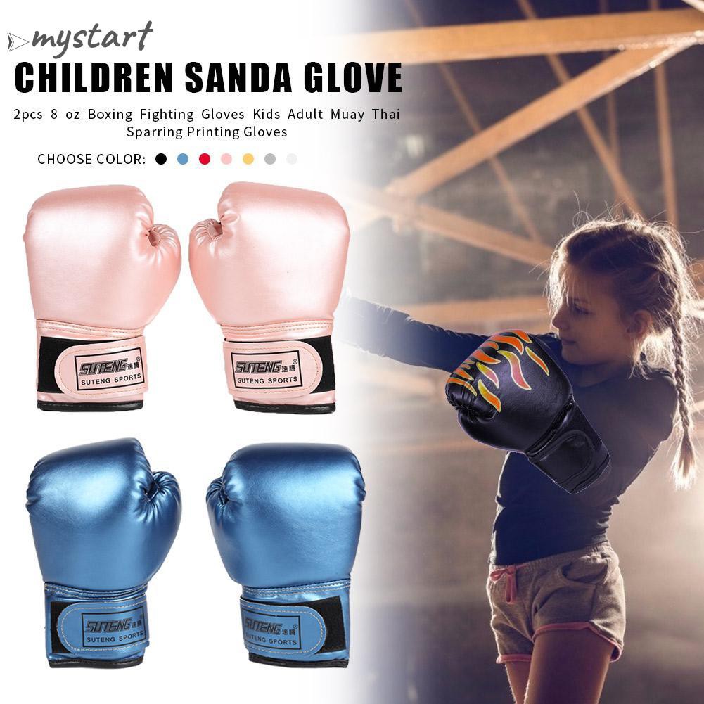 Set 2 Găng Tay Da Tập Boxing