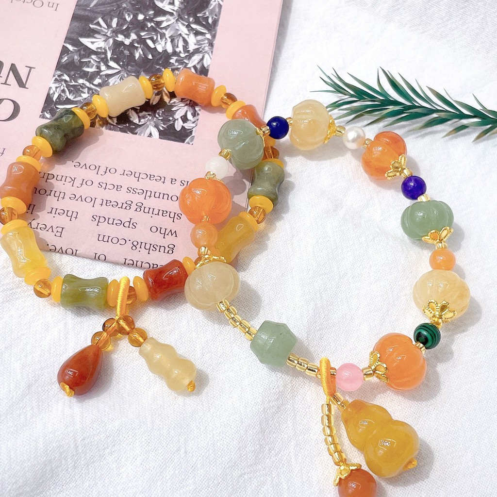 Vòng tay mã não tự nhiên / Vòng tay phong thủy mang lại may mắn, tài lộc 💕FREESHIP 50k💕- Những Điều Bình An