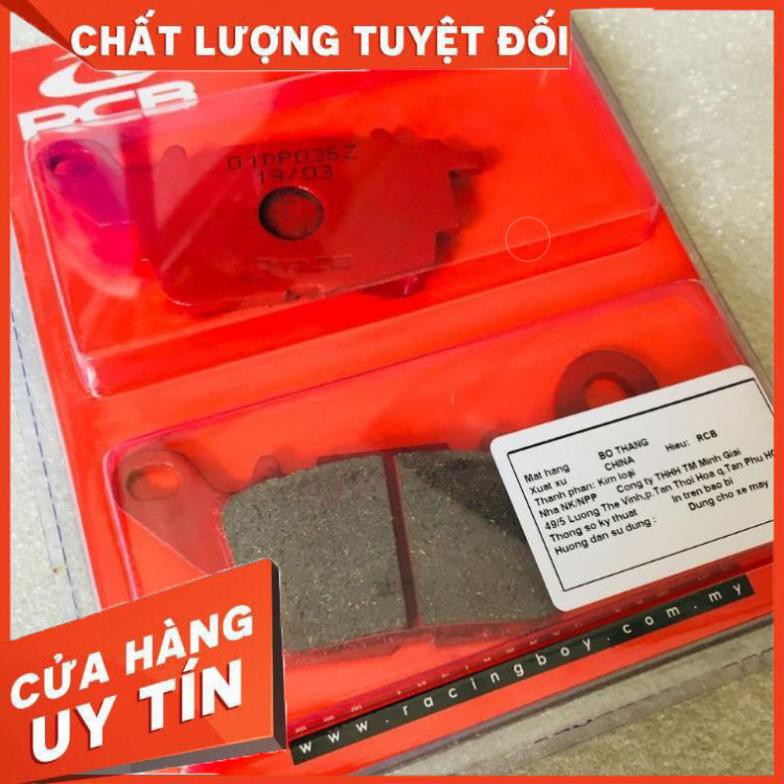 Má phanh dầu trước sau, bố thắng đĩa trước sau hiệu Racing Boy dành cho xe Exciter150 Winner .....