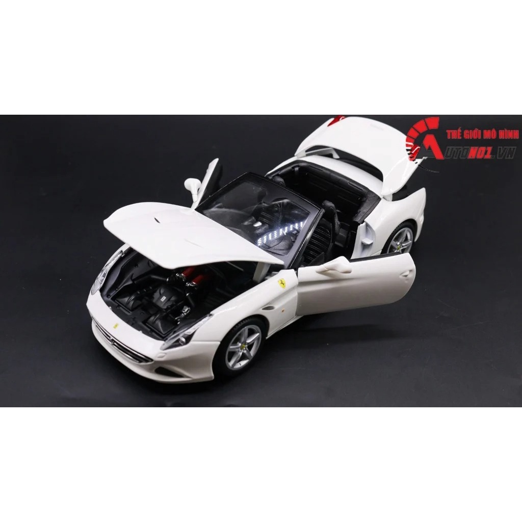 XE MÔ HÌNH FERRARI CALIFORNIA T CLOSED TOP CÓ MUI - KHÔNG MUI 1:18 BBURAGO