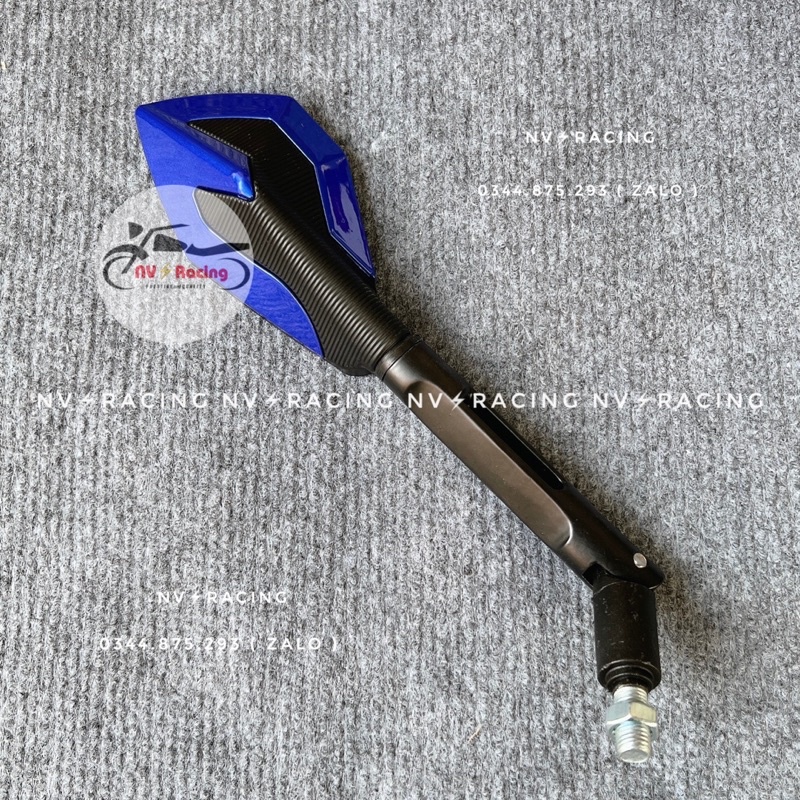 Kính chiếu hậu 5 cạnh Highlight chân 10ly thuận