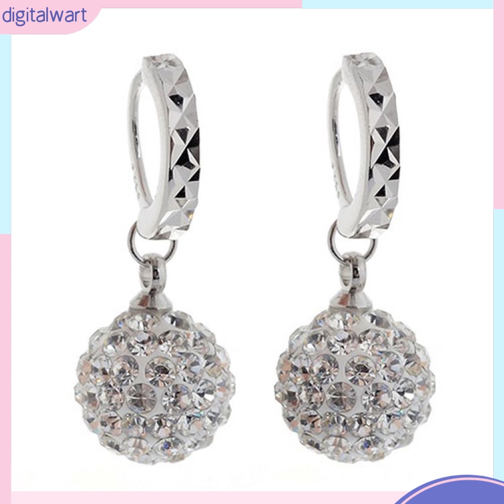 Đôi Bông Tai Dáng Dài Đính Đá Thời Trang Cho Nữ