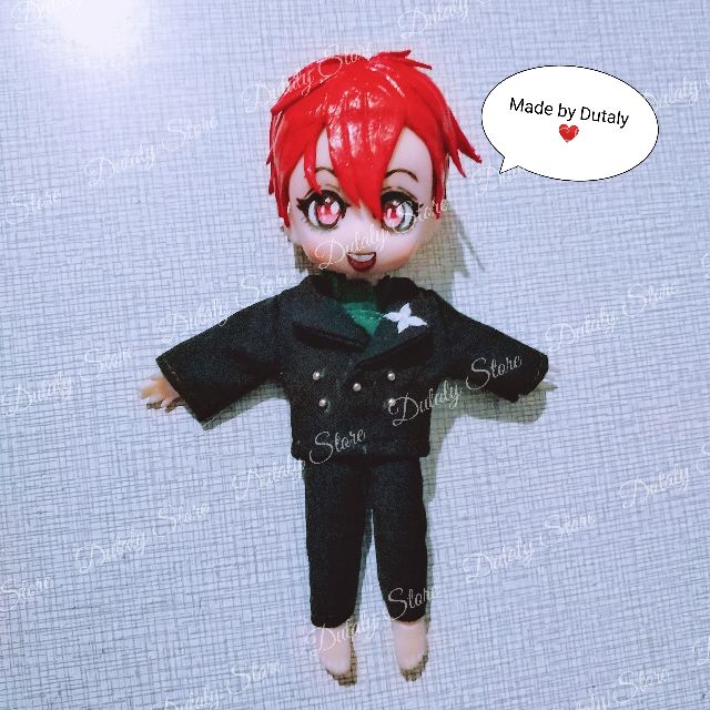 Ob11 - Set 16 trang phục cosplay Doppo của HypMic vừa với búp bê obitsu 11, nendoll, ddf, UFdoll, ymy