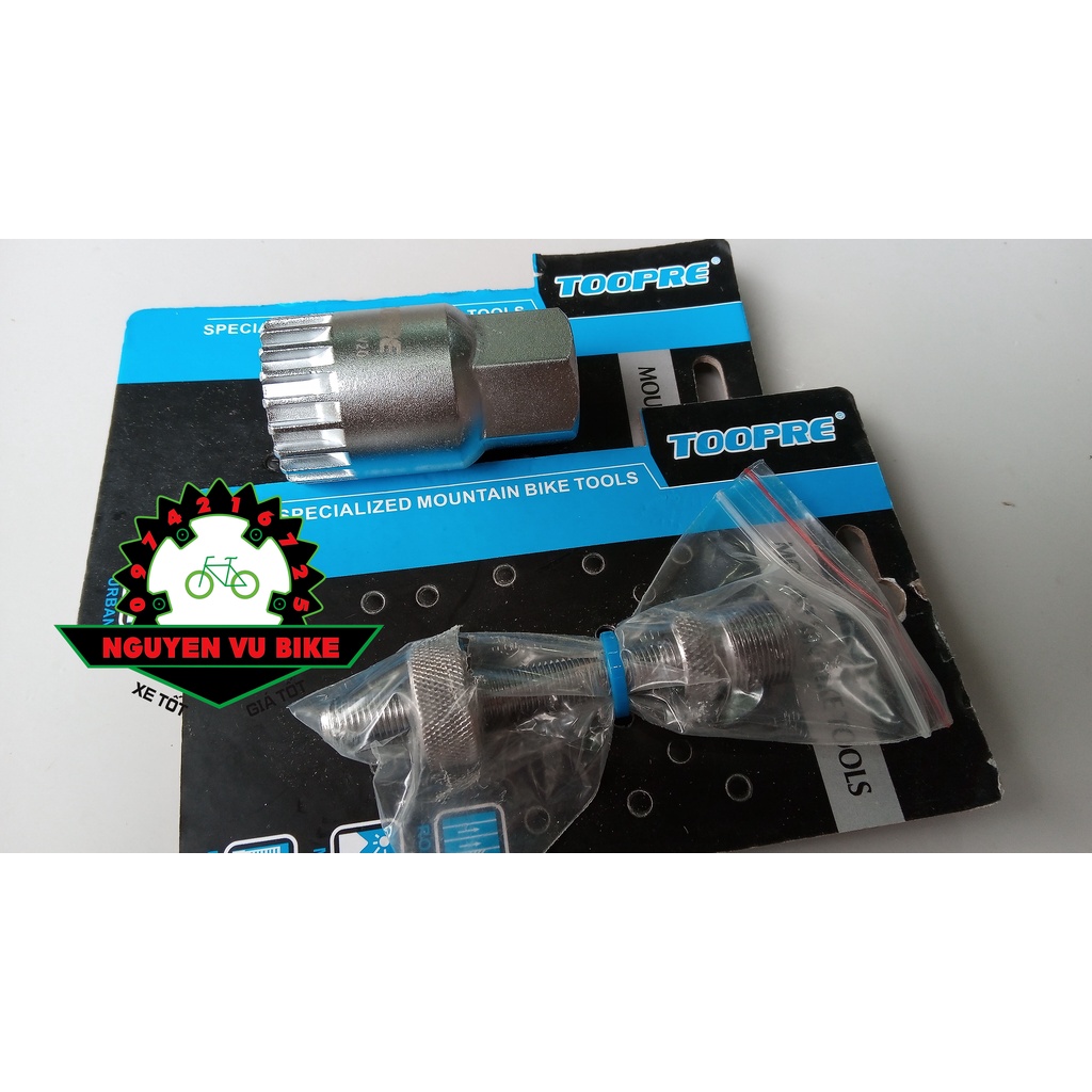 Cảo trụ giữa xe đạp cốt vuông cao cấp Toopre