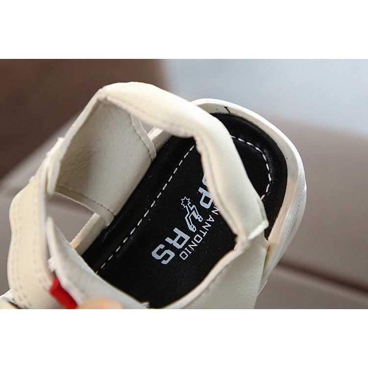 Giày sandal đế mềm quai dán phong cách Hàn Quốc thời trang năng động cho bé size 21-30