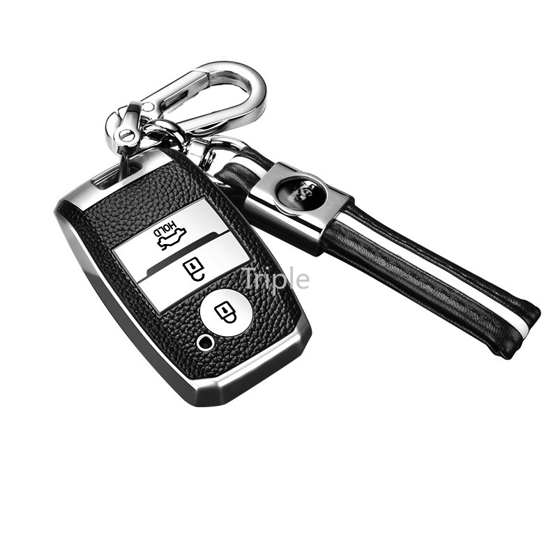 Ốp chìa khóa xe hơi bằng da và tpu mềm cho Kia Stonic RIO Ceed Cerato Optima K5 Soluto Sorento
