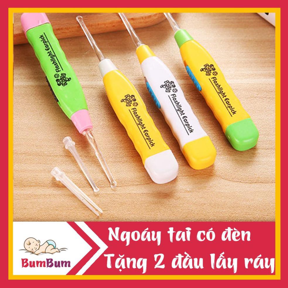 Dụng cụ lấy ráy tai có đèn soi, rất tiện lợi và an toàn