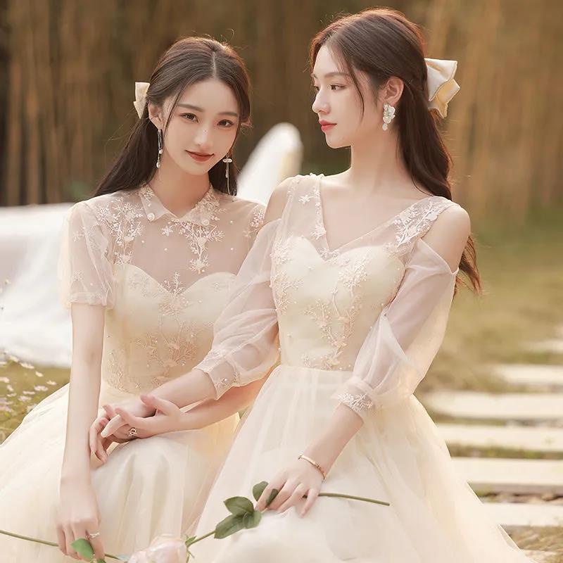 Đầm Phù Dâu Thiết Kế Mới Thời Trang Mùa Hè 2022 Dành Cho Nữ