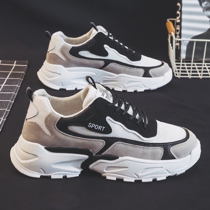 [Mã FAMAYMA2 giảm 10K đơn từ 50K] Giày Thể Thao Nam Giày Sneaker Tăng Chiều Cao Phối Da Lộn Cao Cấp Rẻ Đẹp Emely-GN-030 | BigBuy360 - bigbuy360.vn