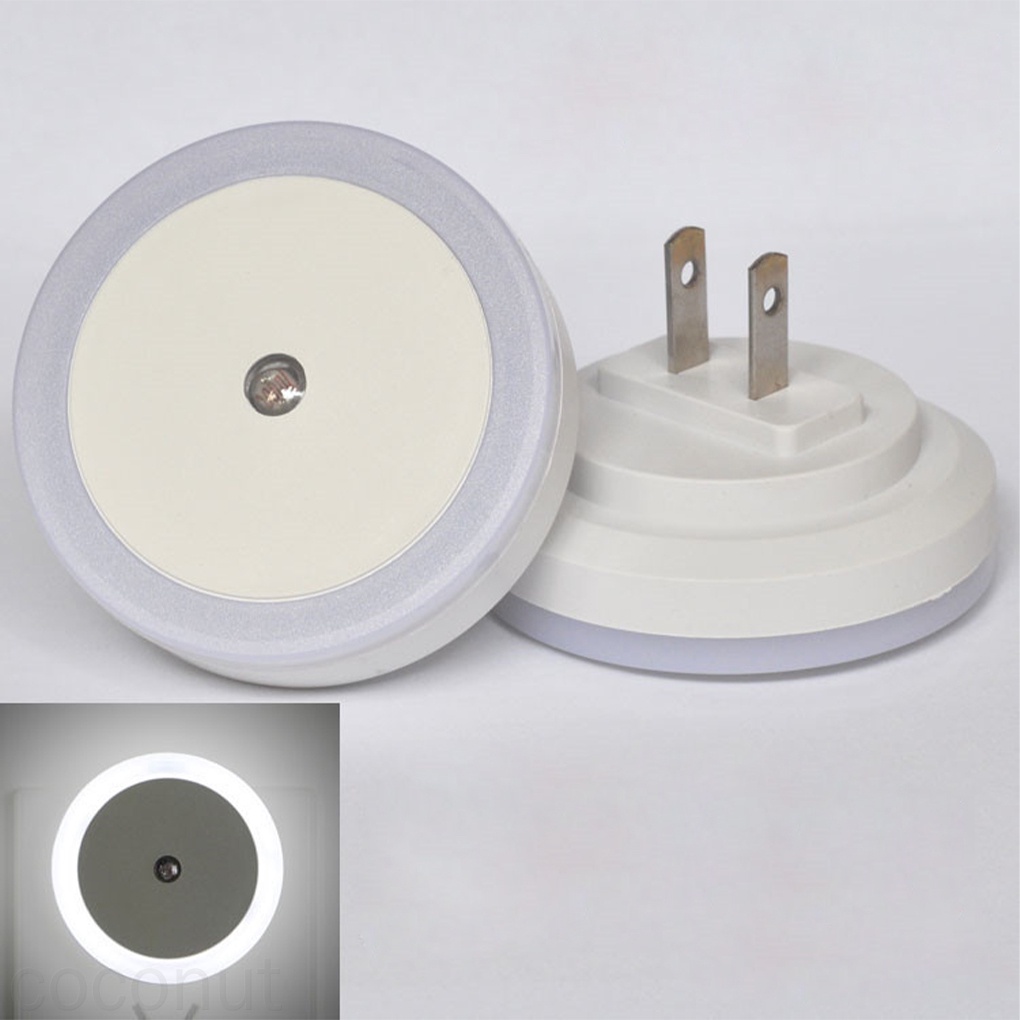 Đèn LED 0.5W 30-40lm cảm biến tự động bằng nhựa gắn tường tiện dụng